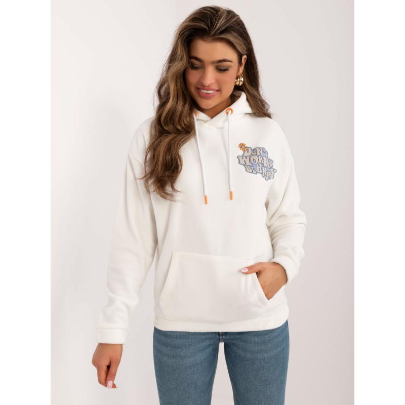 Dámská mikina s klokankou SUBLEVEL ecru 