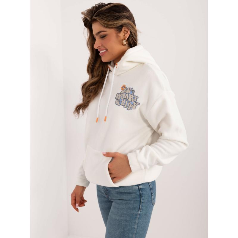 Dámská mikina s klokankou SUBLEVEL ecru 