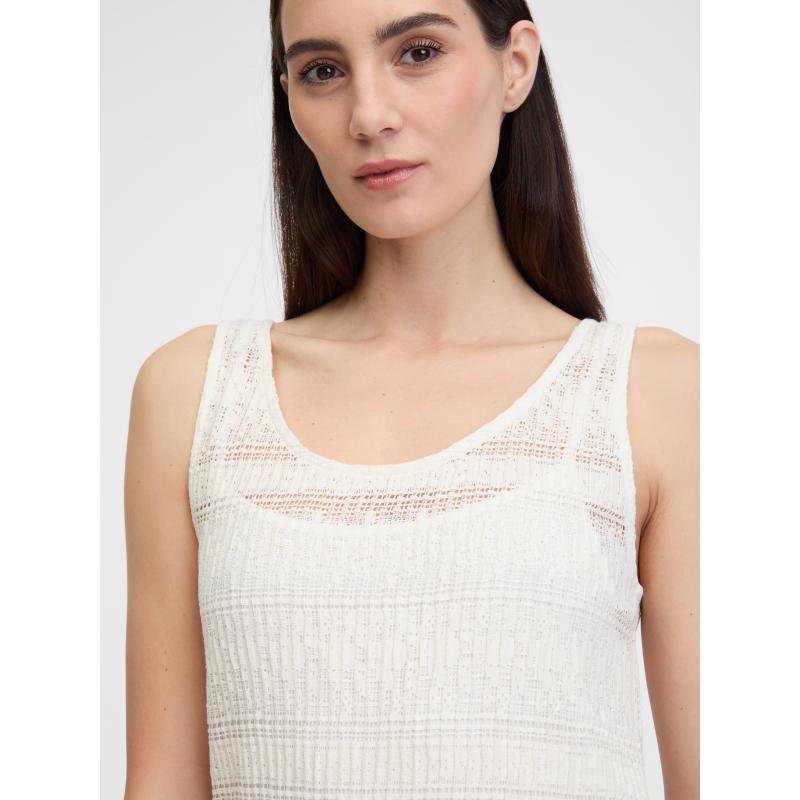 Krémové dámské midi šaty