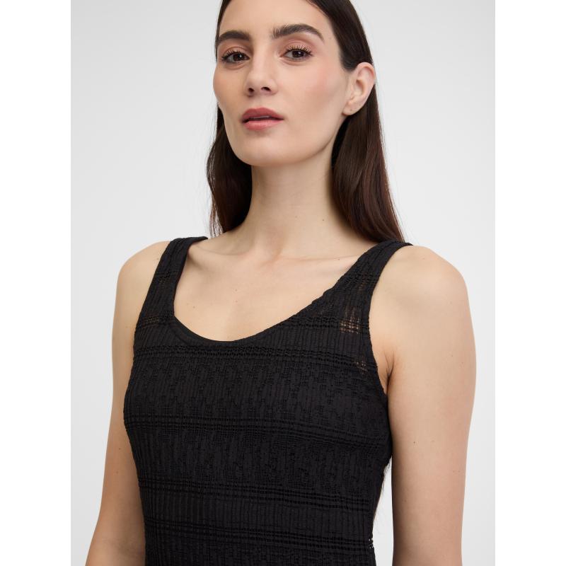 Fekete női midi ruha