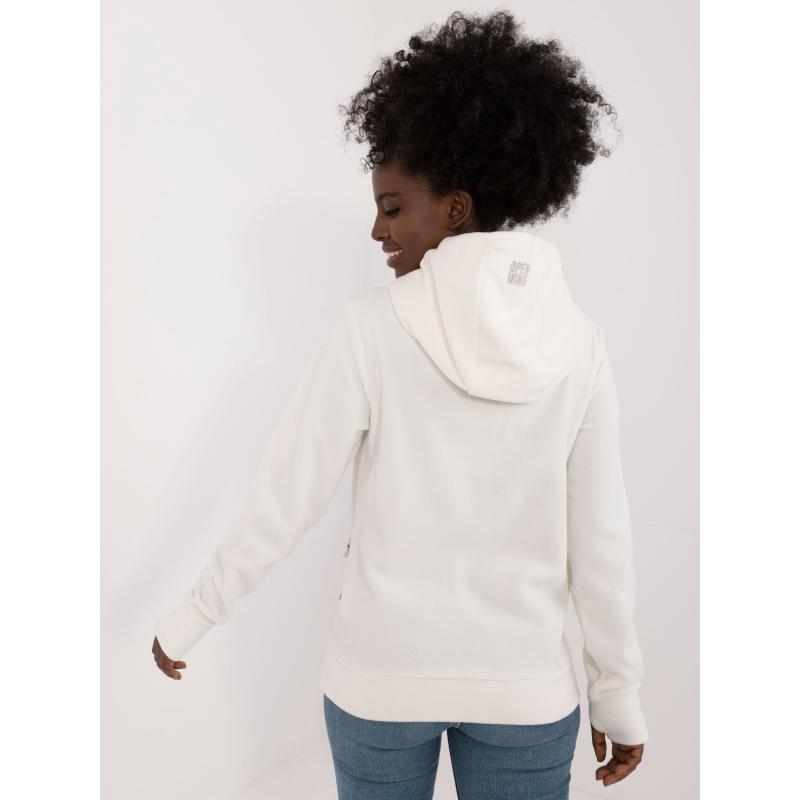 Dámská mikina s kapucí SUBLEVEL bílá 
