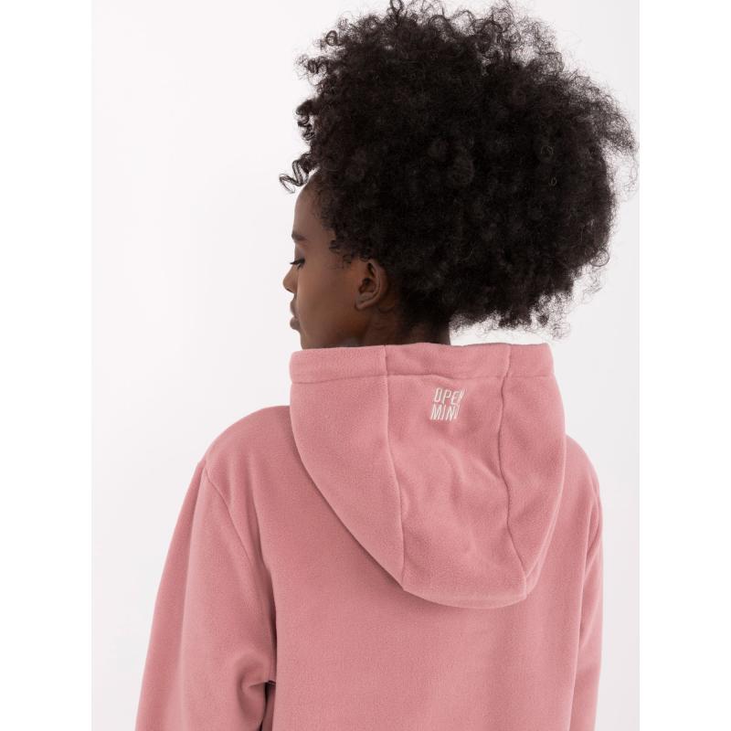 Női fleece pulóver SUBLEVEL rózsaszínű