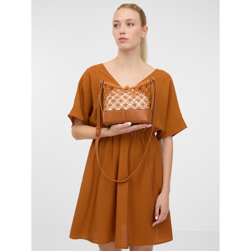 Hnědá dámská kabelka