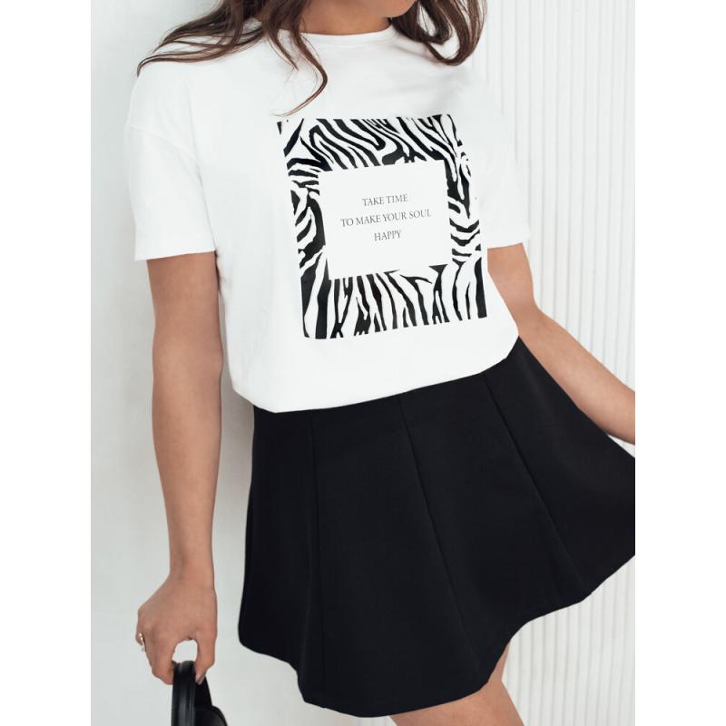 Dámské tričko s potiskem TEBOHON bílé