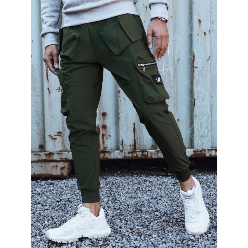 Férfi cargo nadrág LEVA zöld