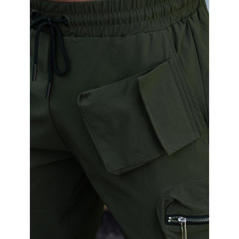 Férfi cargo nadrág LEVA zöld