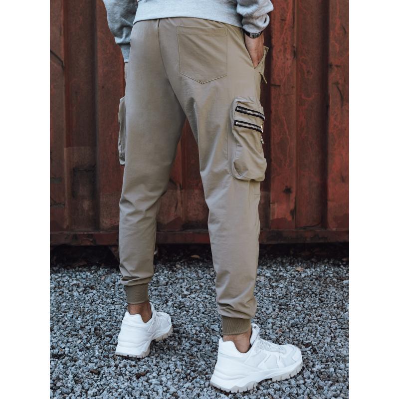 Pánské kalhoty cargo LEVA béžové
