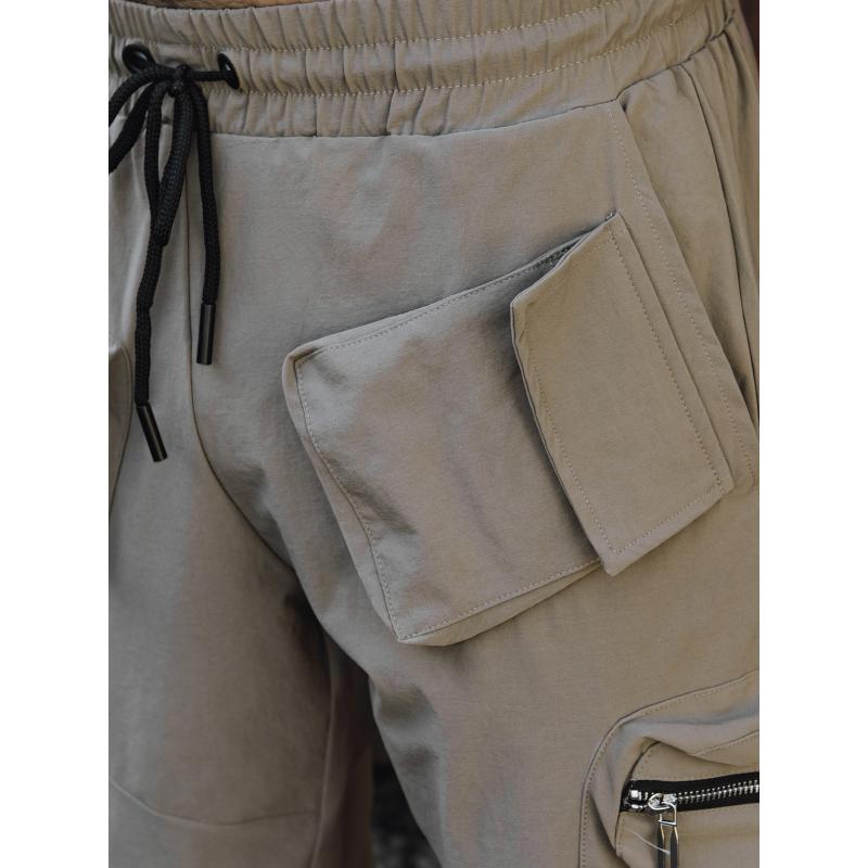 Pánské kalhoty cargo LEVA béžové