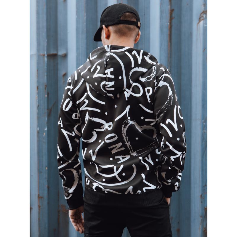 Pánska mikina s kapucňou SAVA čierna