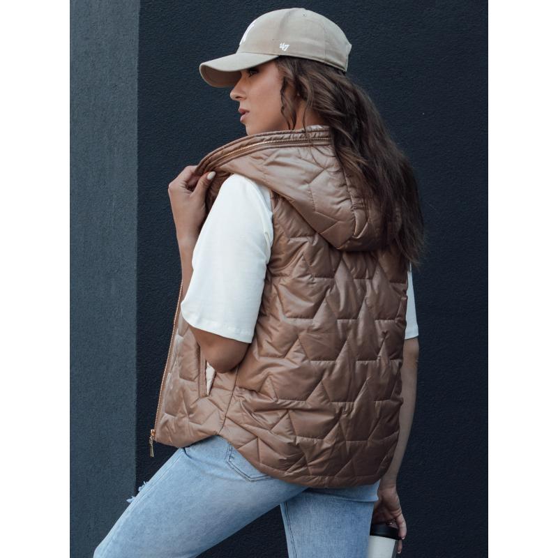 Dámská prošívaná vesta NICOLAS zlatá