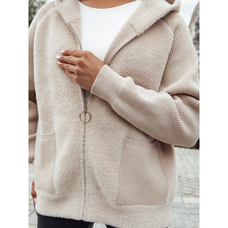 Dámská bunda z alpaky KATHERINE béžová