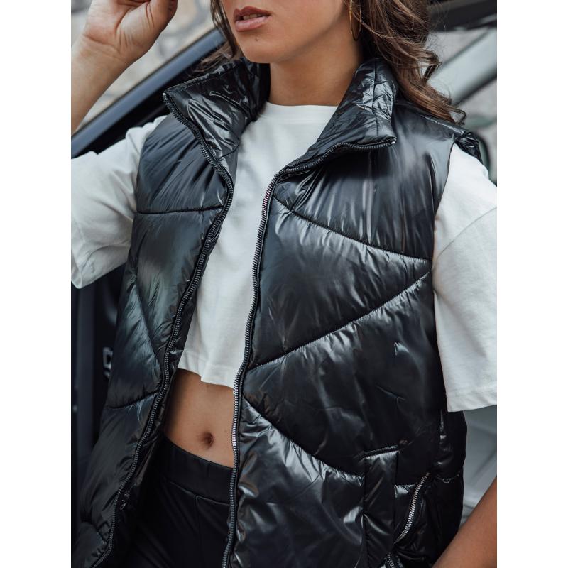 Dámská prošívaná vesta HOLO černá