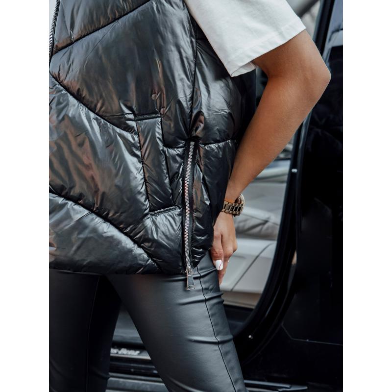 Dámská prošívaná vesta HOLO černá