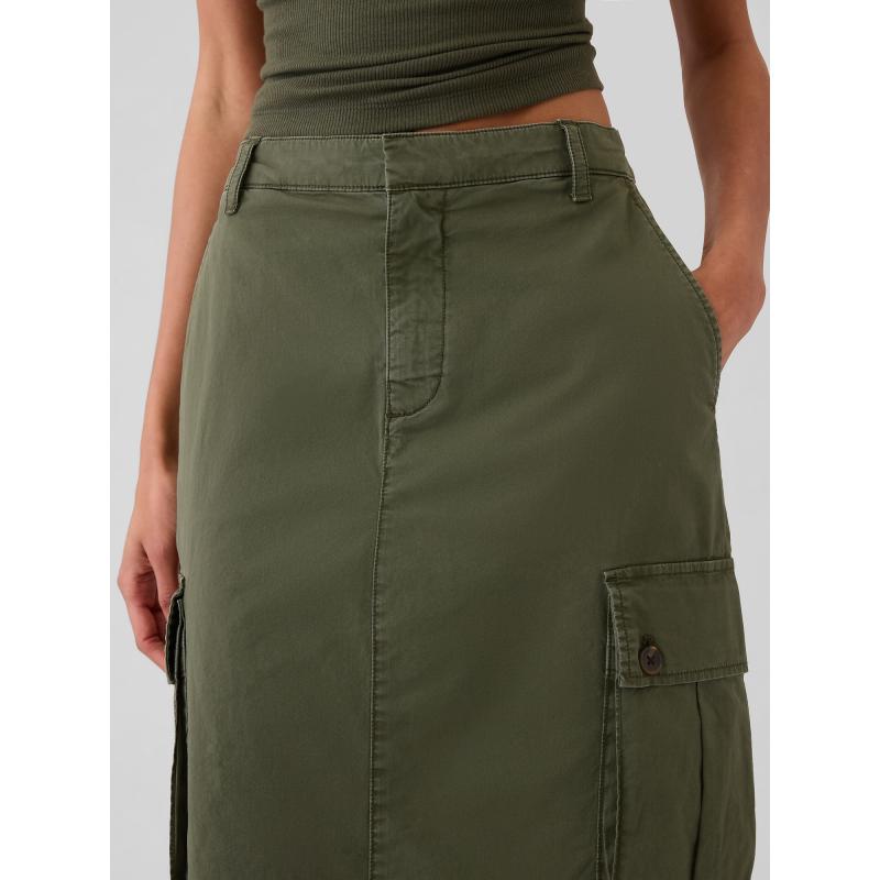 Midi szoknya zsebekkel Utility Cargo