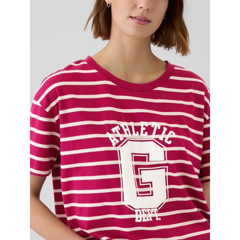 Oversize csíkos póló Athletic