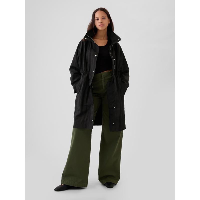 Nylonová oversize parka
