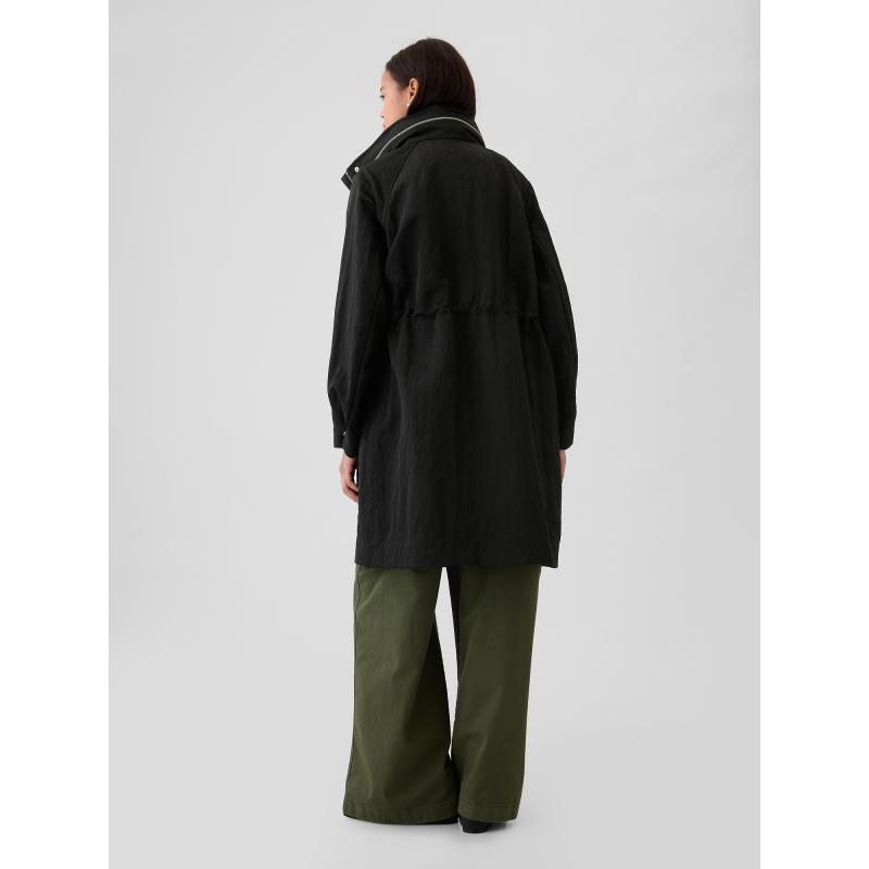 Nylonová oversize parka