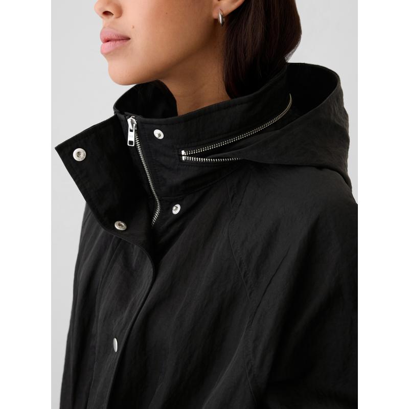 Nylonová oversize parka