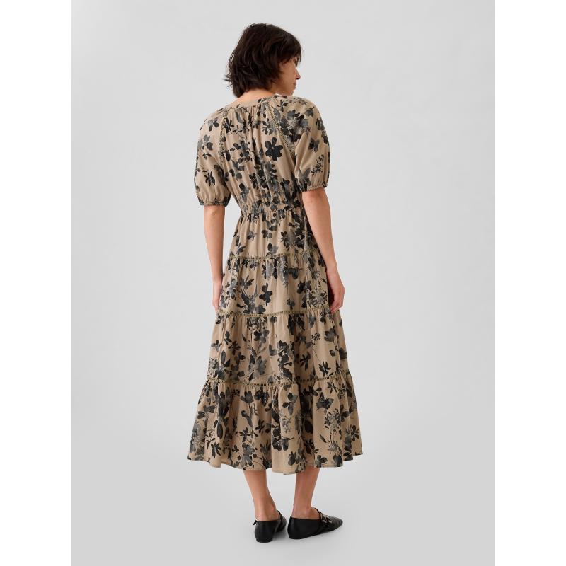 Virágos póló Maxi ruha