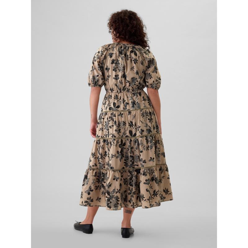 Virágos póló Maxi ruha