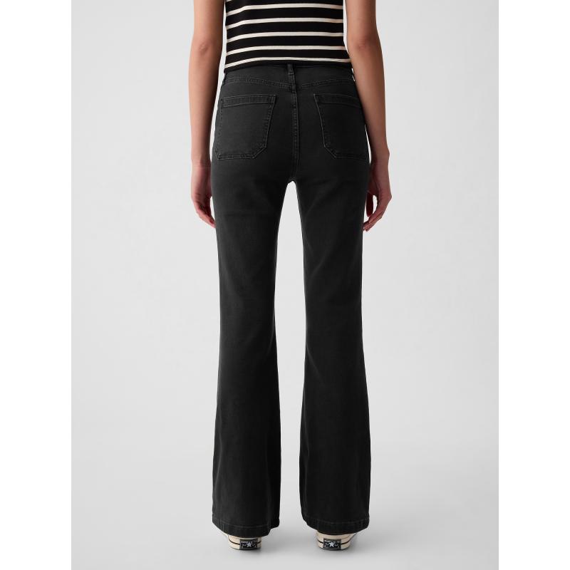 Magas felhúzású 70-es évekbeli farmernadrág