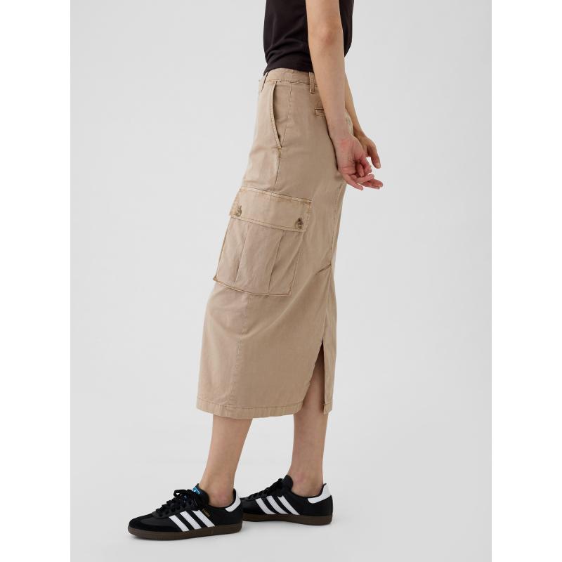 Midi szoknya zsebekkel Utility Cargo