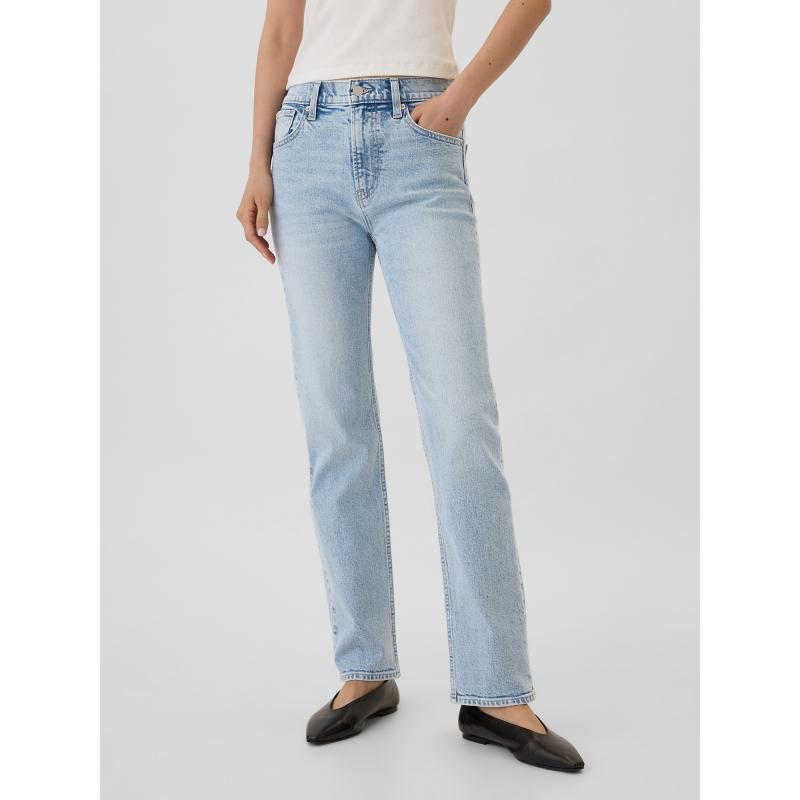 90S Rovné džínsy Beverly