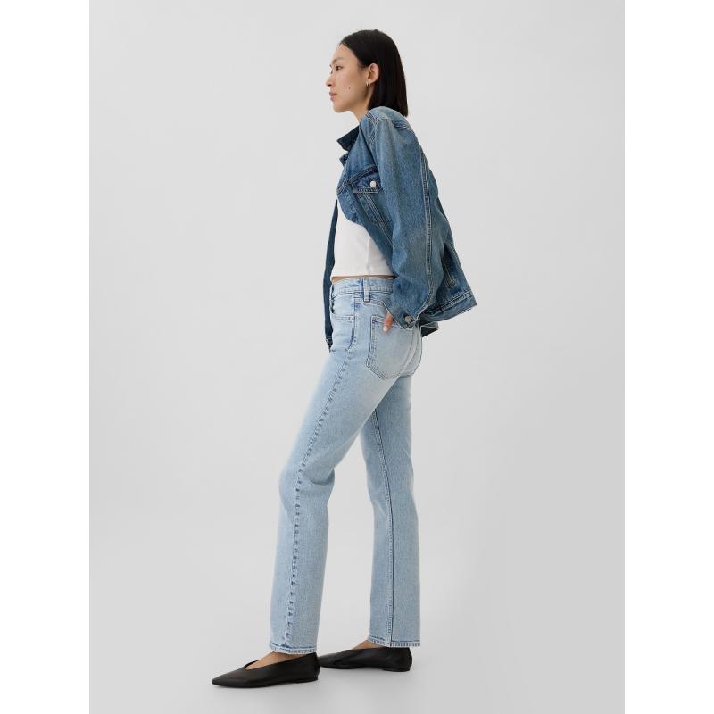 90S Rovné džínsy Beverly