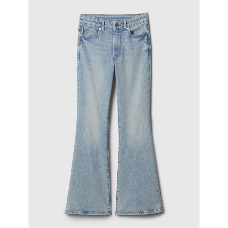 Detské džínsy s vysokým vzrastom zo 70. rokov