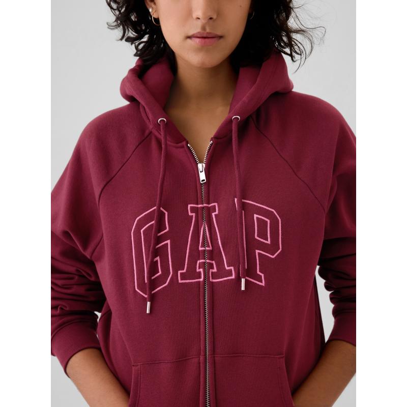 Vintage puha cipzáras pulóver