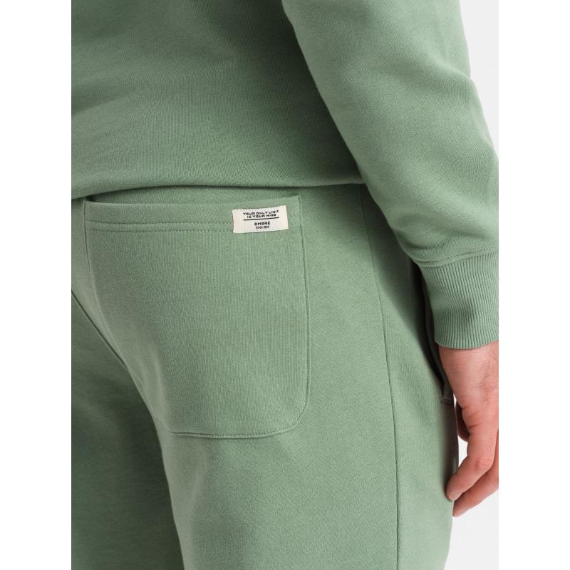 Férfi melegítőnadrág + melegítőfelső zöld V3 Z78