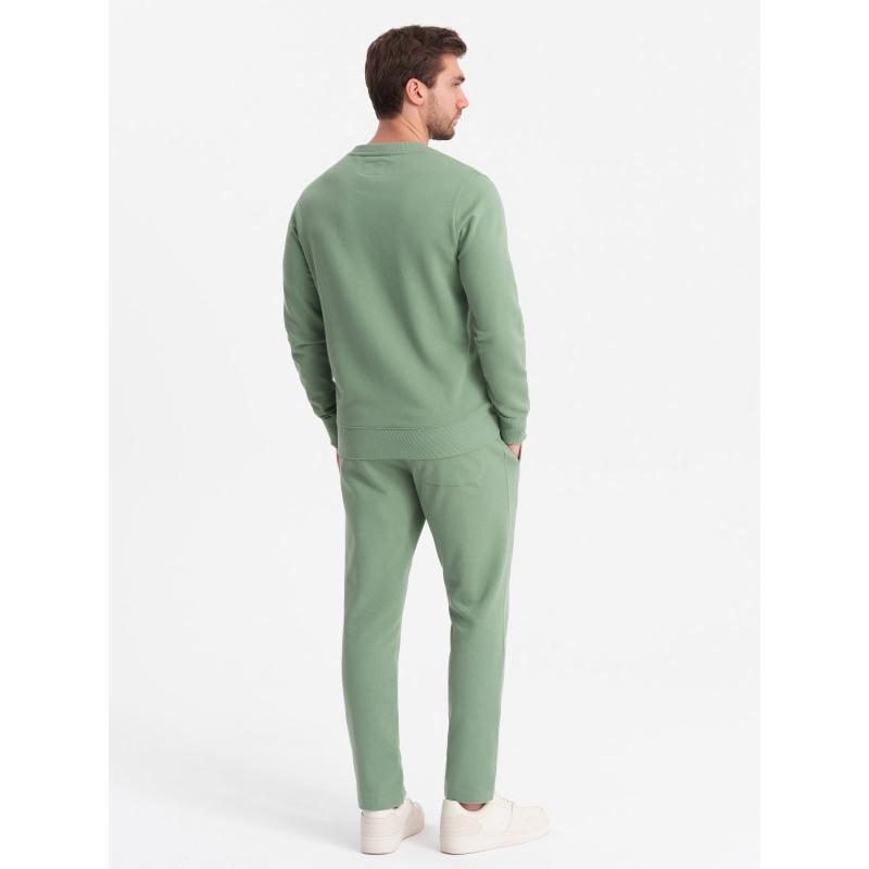 Férfi melegítőnadrág + melegítőfelső zöld V3 Z78