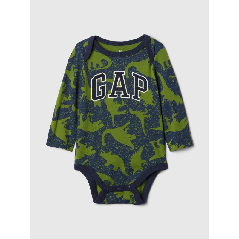 Gyerek pamut logós bodysuit