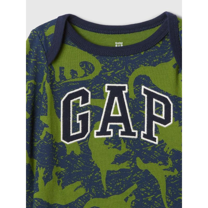 Gyerek pamut logós bodysuit