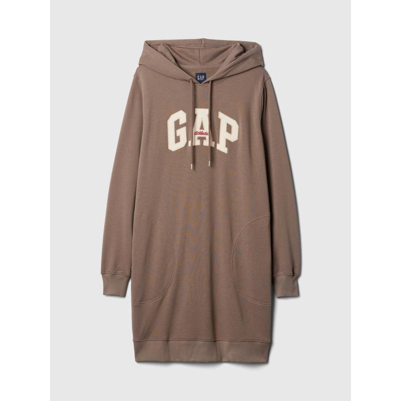 Mikinové šaty s logem