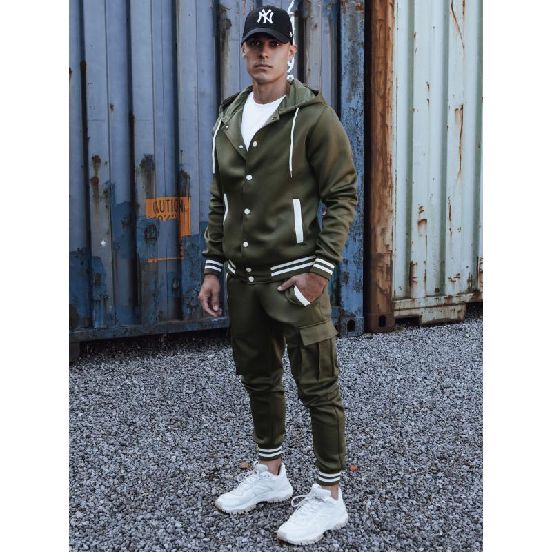 Pánská tepláková souprava zelená