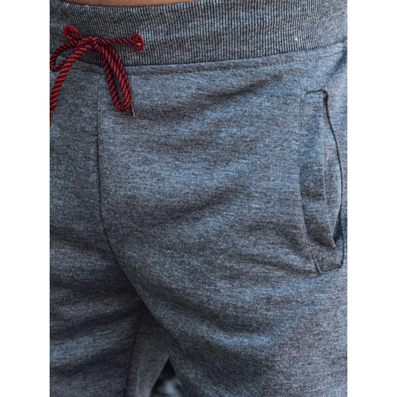 Pánské tepláky se stahovací šňůrkou antracitové