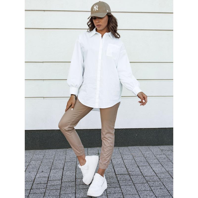 Dámské voskované kalhoty BRIAL béžové 