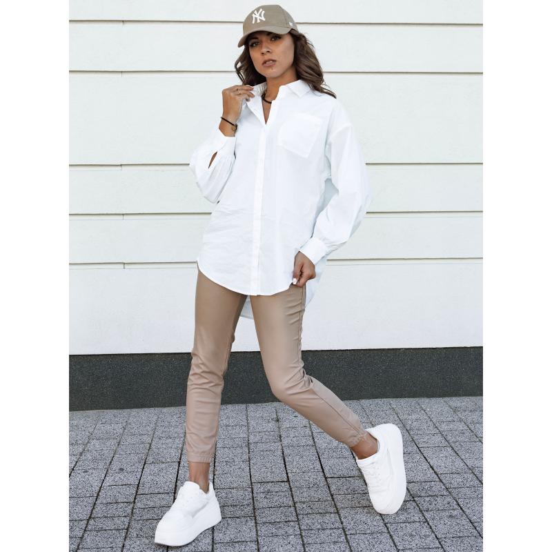 Dámské voskované kalhoty BRIAL béžové 