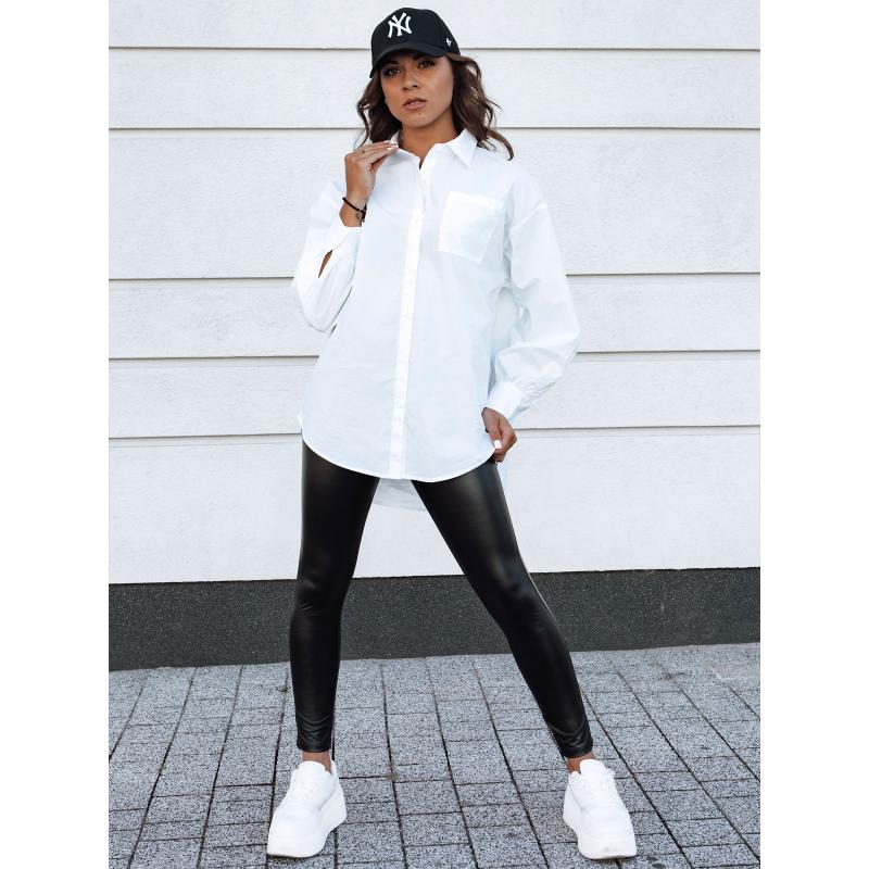 Dámske voskované nohavice s vysokým pásom TARMZ čierne