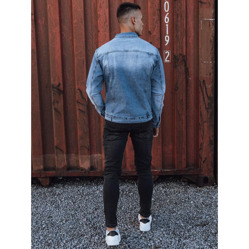 Pánská džínová bunda modrá
