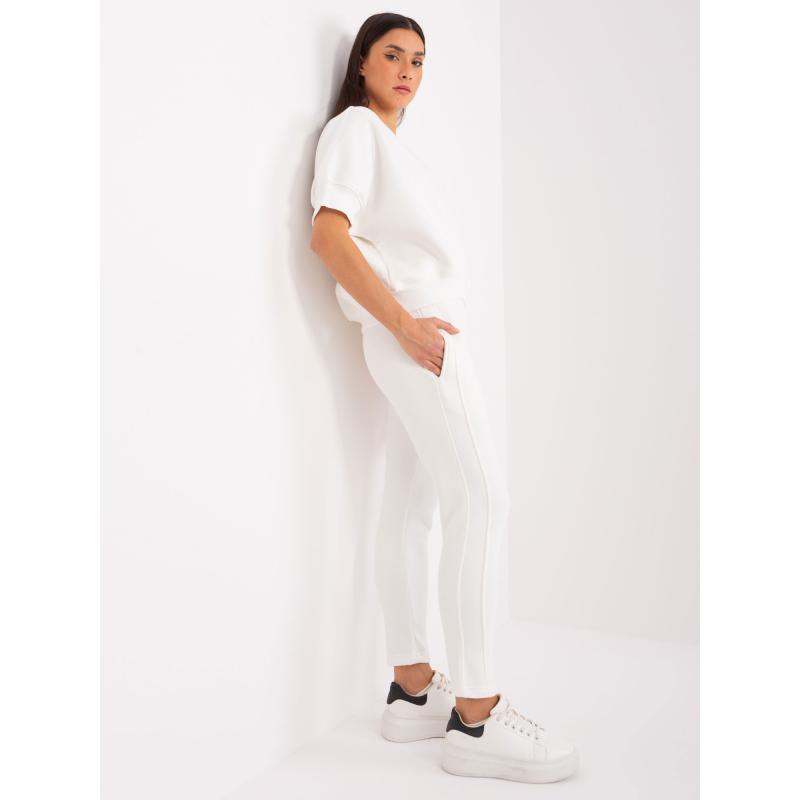 Dámská tepláková souprava s mikinou ecru 