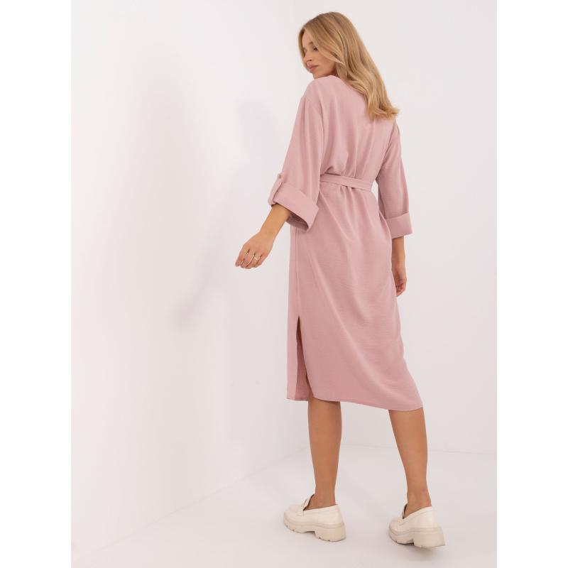 Dámské šaty s kapsičkou růžové
