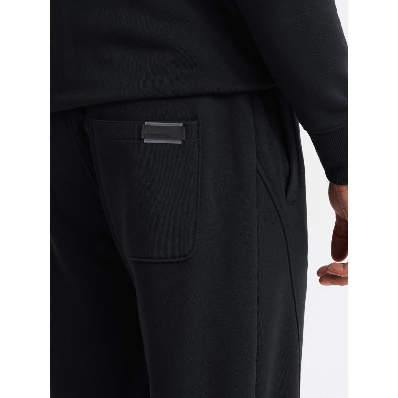 Pánské bavlněné tepláky joggers BASIC černé 