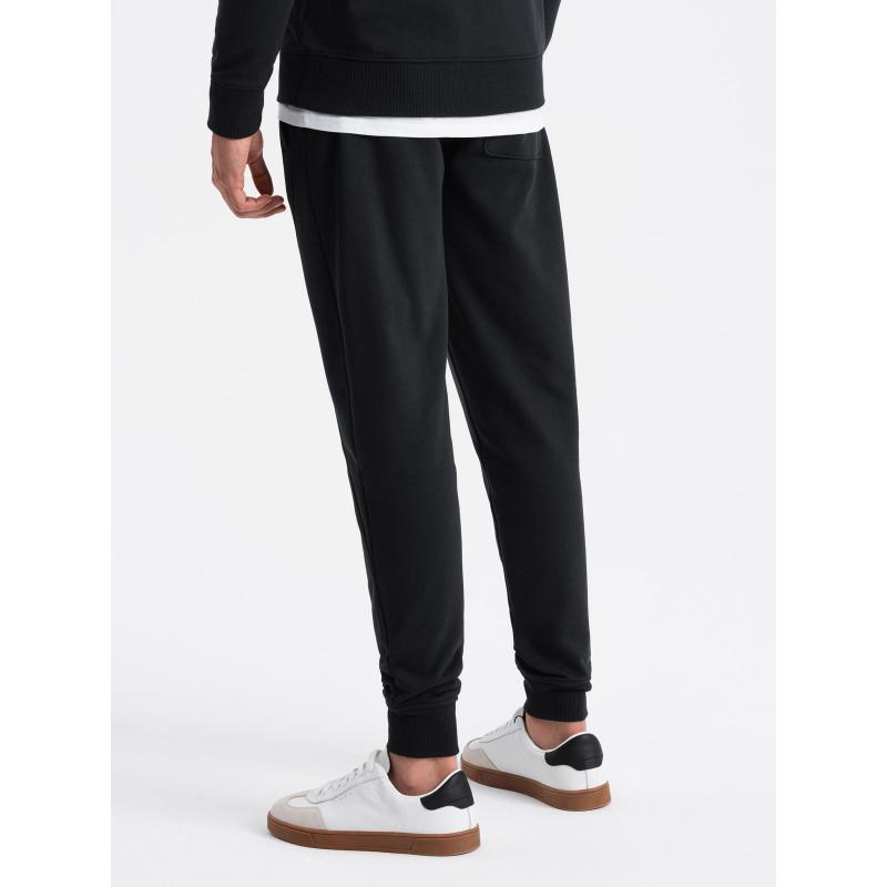 Pánské bavlněné tepláky joggers BASIC černé 