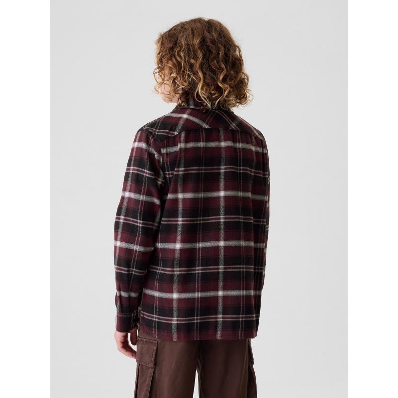 Dětská kostkovaná flanelová košile