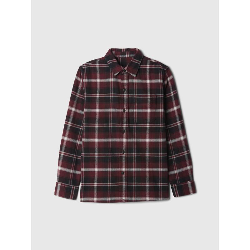 Dětská kostkovaná flanelová košile