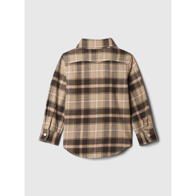 Detské kockované flanelové tričko