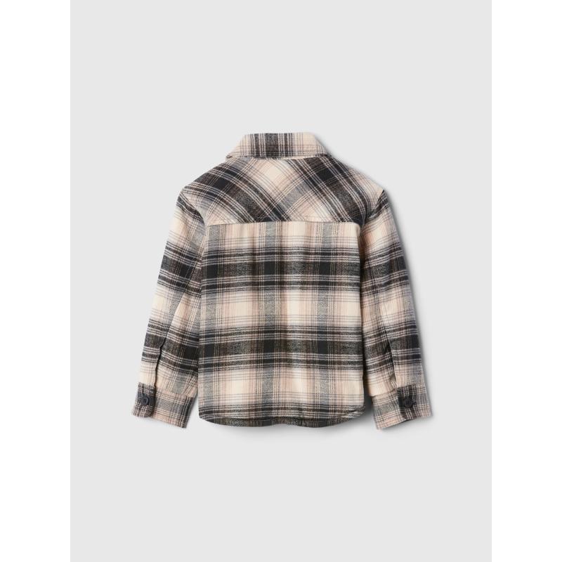 Detská flanelová košeľa s logom