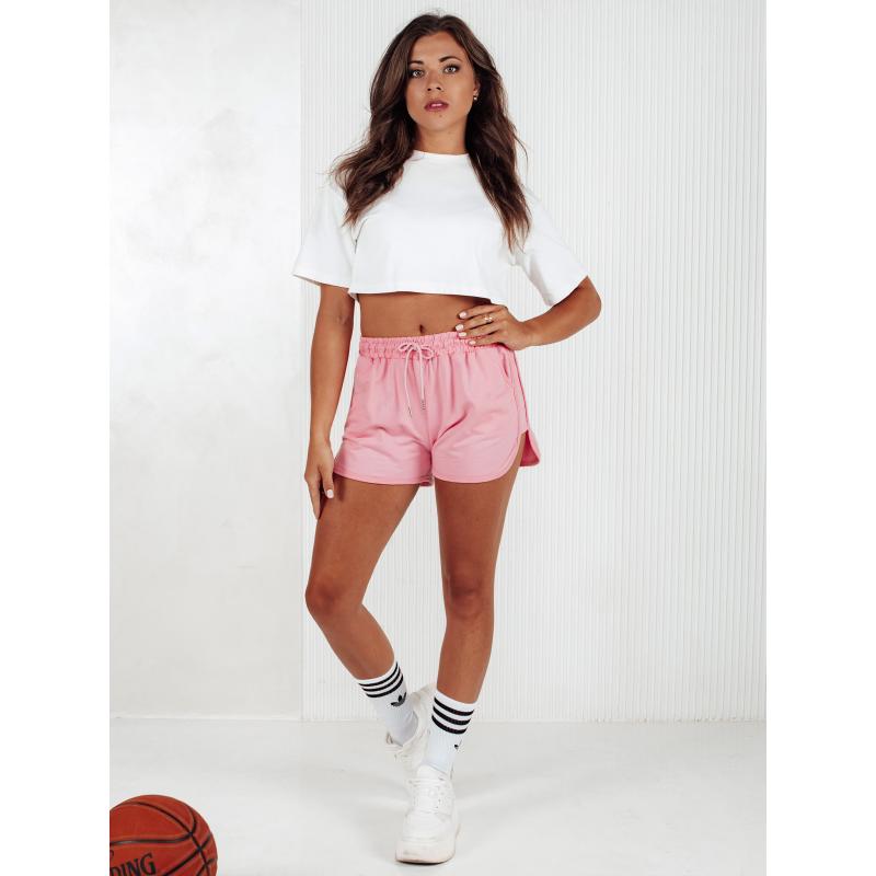 Dámské teplákové kraťasy GO SPORT růžové